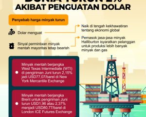 Harga Minyak Dunia Turun